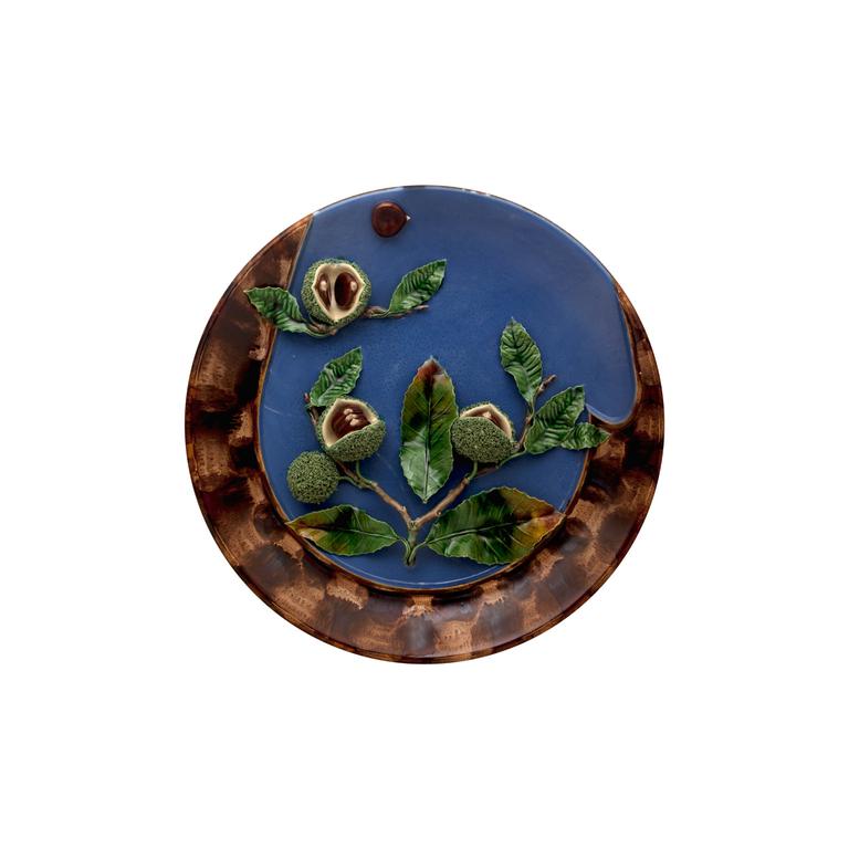 Bordallo Pinheiro Bordallo Pinheiro Decorative Plates Large Plate 40 With Chestnuts | Luxury Handmade Ceramics: This Decorative Plates Large Plate 40 With Chestnuts from the Bordallo Pinheiro Bordallo Pinheiro collection is a standout piece of luxury ceramic serveware, Portuguese pottery, handcrafted dish, handcrafted in Portugal, Bordallo Pinheiro. Handmade in Portugal, it blends artistic detail with functional charm—perfect as a collector’s item or for elevating your daily table setting.