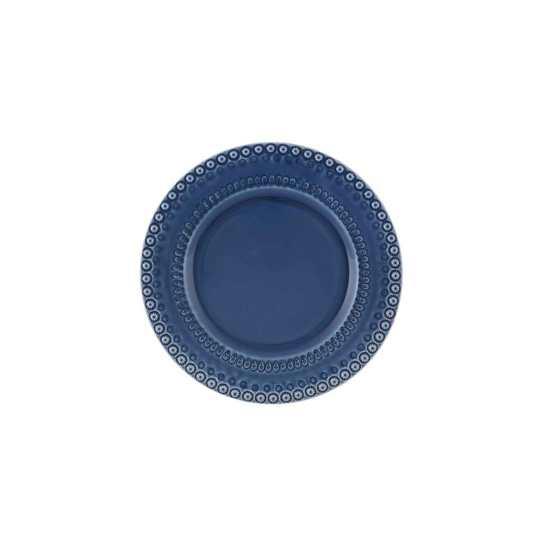 Bordallo Pinheiro Bordallo Pinheiro Fantasy Dinner Plate Dark Blue, Set Of 4 | Luxury Handmade Ceramics: This Fantasy Dinner Plate Dark Blue, Set Of 4 from the Bordallo Pinheiro Fantasy collection is a standout piece of colorful fantasy plate, artistic ceramic, sculptural serveware, handcrafted in Portugal, Bordallo Pinheiro. Handmade in Portugal, it blends artistic detail with functional charm—perfect as a collector’s item or for elevating your daily table setting.