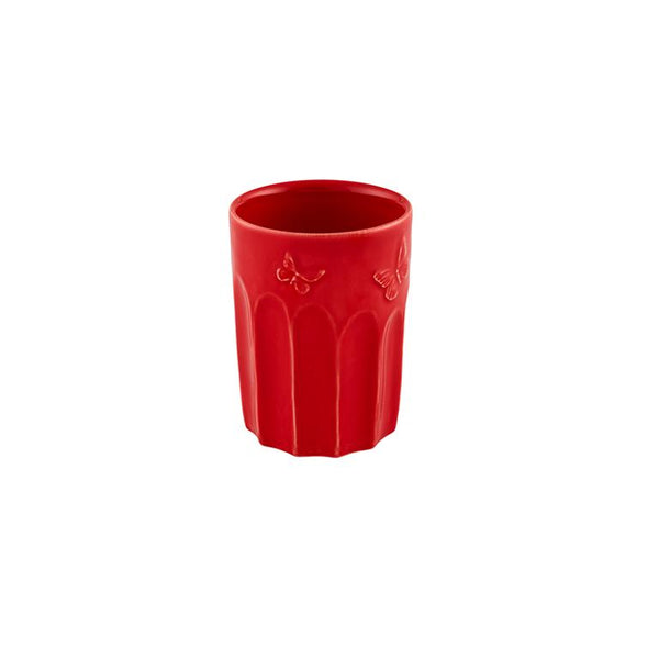 Bordallo Pinheiro Bordallo Pinheiro Patio Old Fashion Red, Set Of 4 | Luxury Handmade Ceramics: This Patio Old Fashion Red, Set Of 4 from the Bordallo Pinheiro Bordallo Pinheiro collection is a standout piece of luxury ceramic serveware, Portuguese pottery, handcrafted dish, handcrafted in Portugal, Bordallo Pinheiro. Handmade in Portugal, it blends artistic detail with functional charm—perfect as a collector’s item or for elevating your daily table setting.