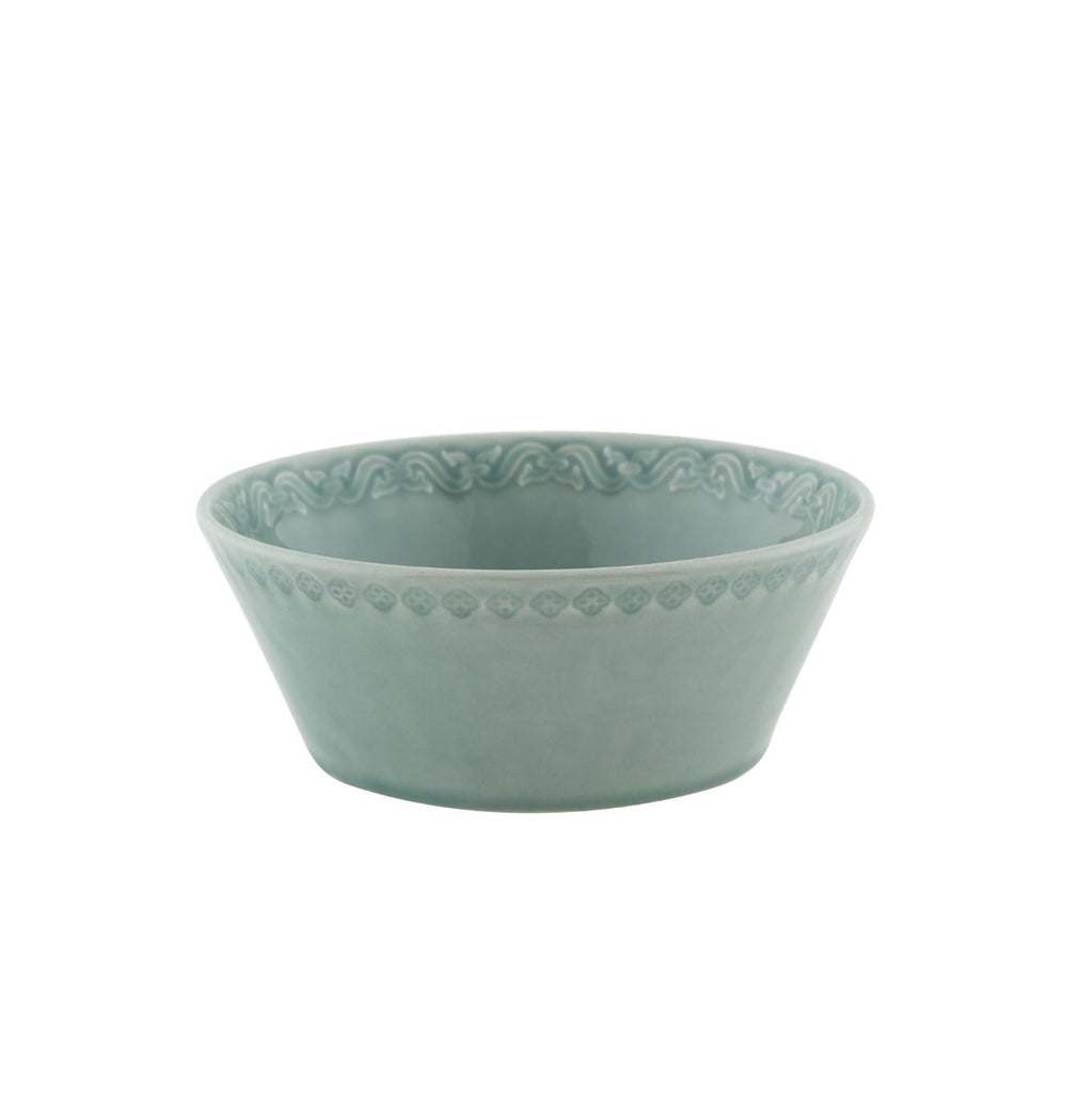 Bordallo Pinheiro Bordallo Pinheiro Rua Nova Ceral Bowl Morning Blue, Set Of 4 | Luxury Handmade Ceramics: This Rua Nova Ceral Bowl Morning Blue, Set Of 4 from the Bordallo Pinheiro Rua Nova collection is a standout piece of Portuguese tile plate, Rua Nova dinnerware, classic ceramic dish, handcrafted in Portugal, Bordallo Pinheiro. Handmade in Portugal, it blends artistic detail with functional charm—perfect as a collector’s item or for elevating your daily table setting.