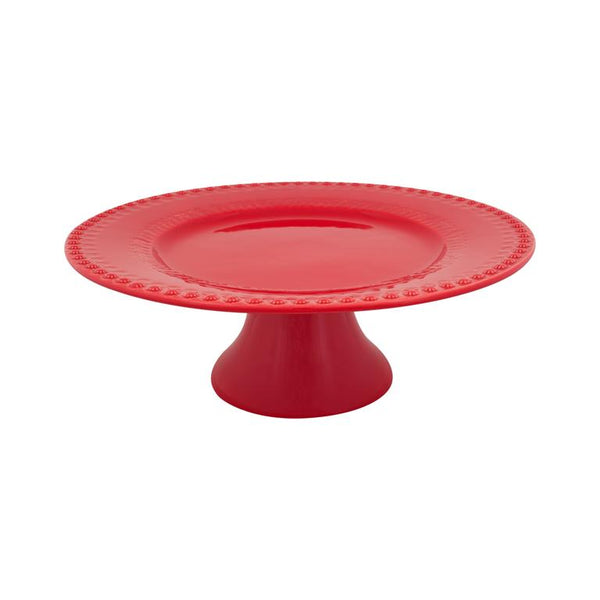 Bordallo Pinheiro Bordallo Pinheiro Fantasy Large Cake Stand Red | Luxury Handmade Ceramics: This Fantasy Large Cake Stand Red from the Bordallo Pinheiro Fantasy collection is a standout piece of colorful fantasy plate, artistic ceramic, sculptural serveware, handcrafted in Portugal, Bordallo Pinheiro. Handmade in Portugal, it blends artistic detail with functional charm—perfect as a collector’s item or for elevating your daily table setting.
