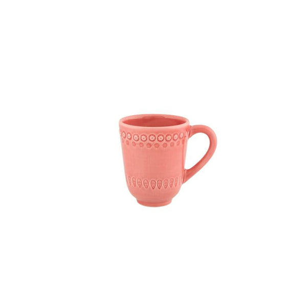Bordallo Pinheiro Bordallo Pinheiro Fantasy Mug Pink, Set Of 4 | Luxury Handmade Ceramics: This Fantasy Mug Pink, Set Of 4 from the Bordallo Pinheiro Fantasy collection is a standout piece of colorful fantasy plate, artistic ceramic, sculptural serveware, handcrafted in Portugal, Bordallo Pinheiro. Handmade in Portugal, it blends artistic detail with functional charm—perfect as a collector’s item or for elevating your daily table setting.