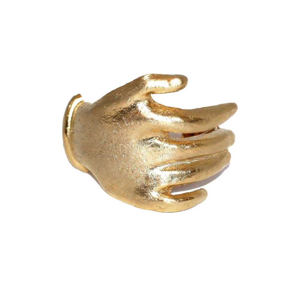 Le Hand Barrette by Epona Valley – surrealist-inspired luxury designer hair accessory made in NYC