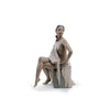 Naked woman porcelain sculpture, an artistic and timeless centerpiece. Figurine sculpture.