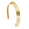 Wide spun gold crown headband – textured luxury designer hair accessory
