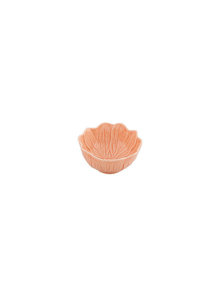 Bordallo Pinheiro Bordallo Pinheiro Flora Small Bowl Peach, Set Of 4 | Luxury Handmade Ceramics: This Flora Small Bowl Peach, Set Of 4 from the Bordallo Pinheiro Flora collection is a standout piece of floral dinnerware, colorful ceramic plate, nature-inspired dish, handcrafted in Portugal, Bordallo Pinheiro. Handmade in Portugal, it blends artistic detail with functional charm—perfect as a collector’s item or for elevating your daily table setting.
