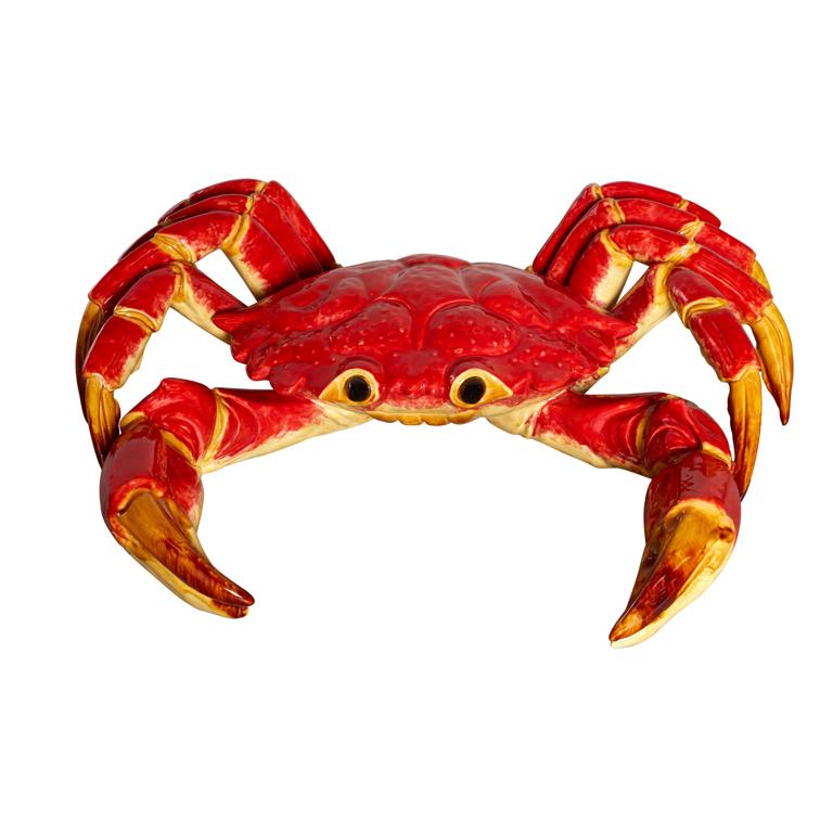 Bordallo Pinheiro Bordallo Pinheiro Giant Pieces Giant Crab | Luxury Handmade Ceramics: This Giant Pieces Giant Crab from the Bordallo Pinheiro Bordallo Pinheiro collection is a standout piece of luxury ceramic serveware, Portuguese pottery, handcrafted dish, handcrafted in Portugal, Bordallo Pinheiro. Handmade in Portugal, it blends artistic detail with functional charm—perfect as a collector’s item or for elevating your daily table setting.
