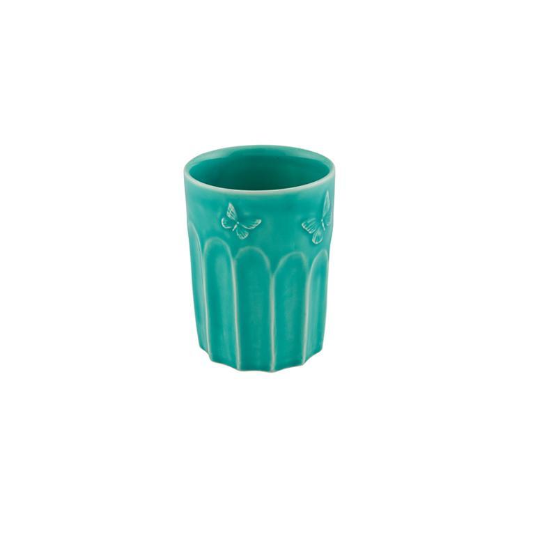 Bordallo Pinheiro Bordallo Pinheiro Patio Old Fashion Blue, Set Of 4 | Luxury Handmade Ceramics: This Patio Old Fashion Blue, Set Of 4 from the Bordallo Pinheiro Bordallo Pinheiro collection is a standout piece of luxury ceramic serveware, Portuguese pottery, handcrafted dish, handcrafted in Portugal, Bordallo Pinheiro. Handmade in Portugal, it blends artistic detail with functional charm—perfect as a collector’s item or for elevating your daily table setting.