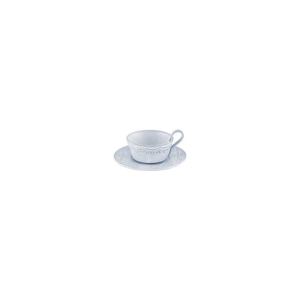 Bordallo Pinheiro Bordallo Pinheiro Rua Nova Tea Cup And Saucer, Set Of 4 | Luxury Handmade Ceramics: This Rua Nova Tea Cup And Saucer, Set Of 4 from the Bordallo Pinheiro Rua Nova collection is a standout piece of Portuguese tile plate, Rua Nova dinnerware, classic ceramic dish, handcrafted in Portugal, Bordallo Pinheiro. Handmade in Portugal, it blends artistic detail with functional charm—perfect as a collector’s item or for elevating your daily table setting.