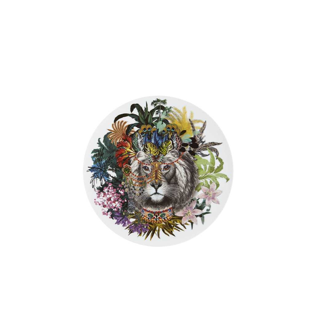 VISTA ALEGRE CHRISTIAN LACROIX - LOVE WHO YOU WANT - CHARGER PLATE JUNGLE KING